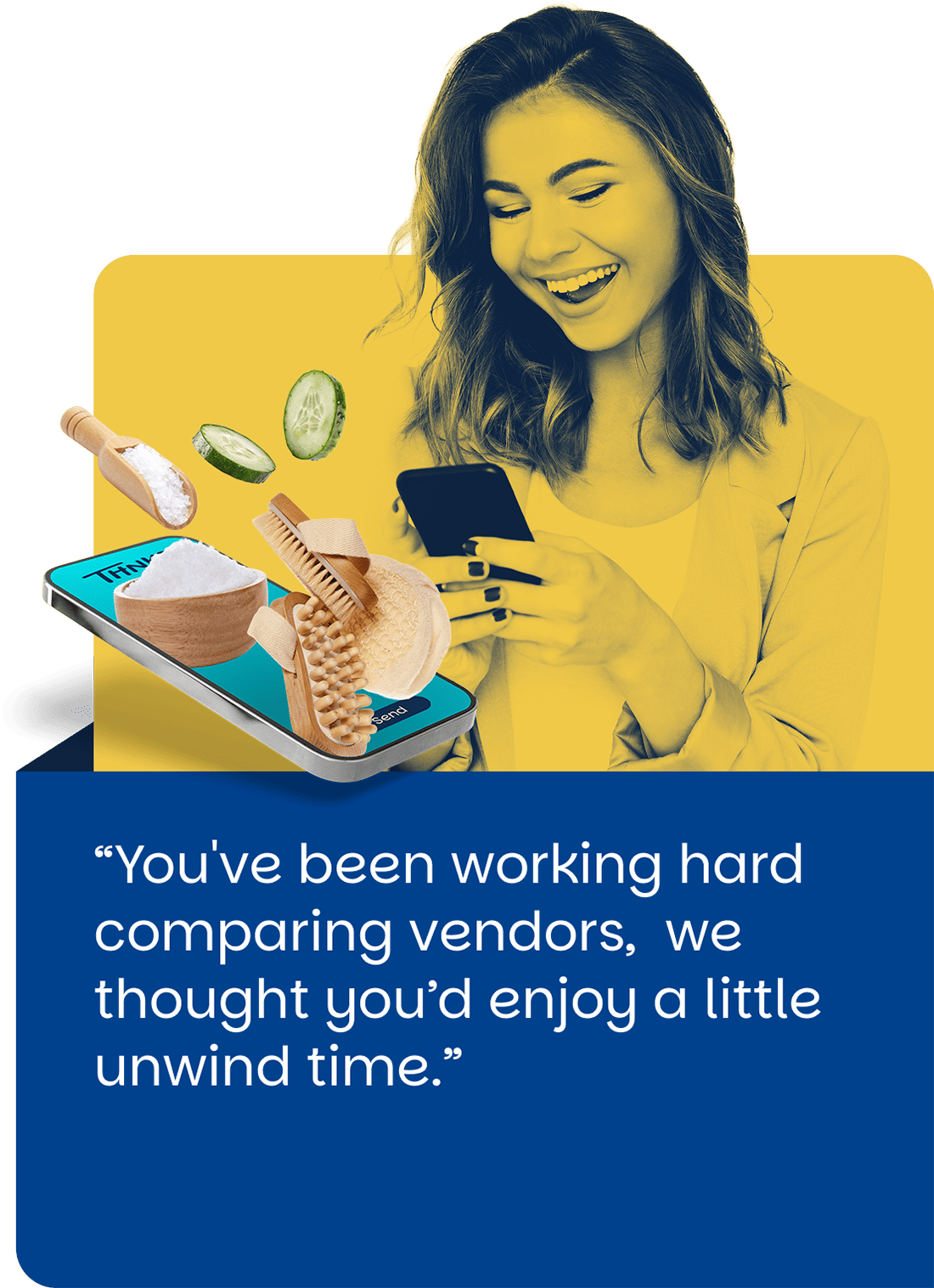 Young girl with phone